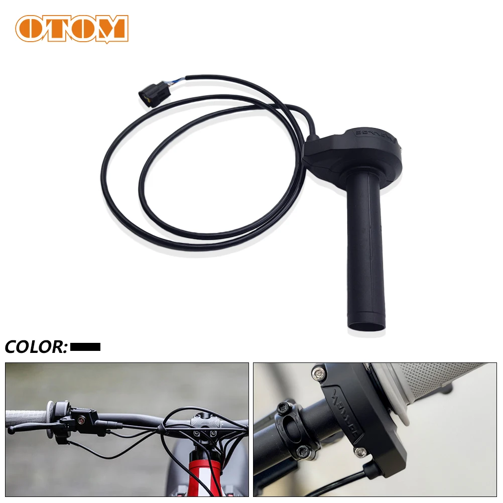 

OTOM для SURRON светильник Bee S X поворотная рукоятка регулятора мотоцикла около Sur-Ron 7/8 дюймов Руль Электронная рукоятка регулятора Тяговый кабель