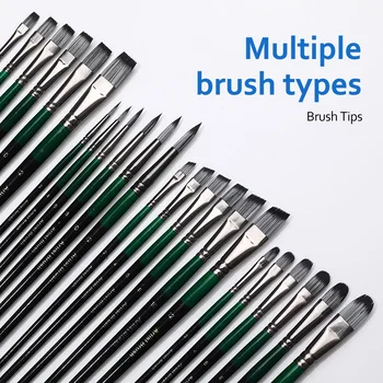 BOMEIJIA 6-Piece Paintbrush Set for Artists And Art Enthusiasts Quality Brushes for Various Painting Needs 1