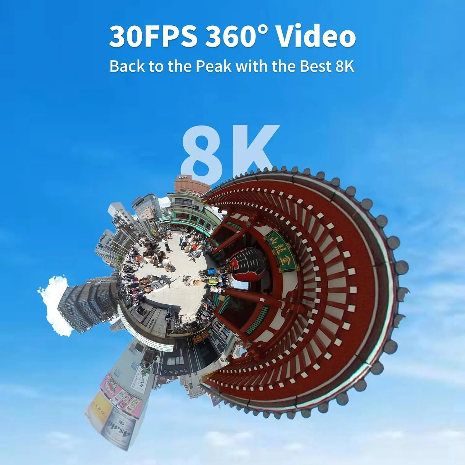 KanDao QooCam 3 Ultra 360 Action Camera,8K Waterproof Sports Camera with Dual 1/1.7" Sensors,96MP Photo,HDR,F1.6 Fast Aperture, 2