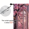 2pcs, spring summer Curtains Spring Flowers Romantic Scenery Prints Light Filtering Curtains Versatile Polyester Fabric Festive 5