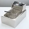 Commercial Desktop Stainless Steel Fryer, Western Kitchen French Fries Machine, Fried Chicken Frying Furnace And Electric Frying 4
