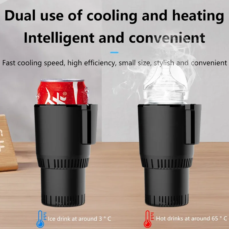Tazza Auto 2 In 1 Riscalda E Raffredda – Portabicchieri Con Display Temperatura – Per Bevande Calde E Fredde – Alimentazione 12V
