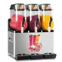 12L*3 Slush Machine Commercial Snow Melting Machine One Two Three Cylinder Fully Automatic Sludge Machine 2