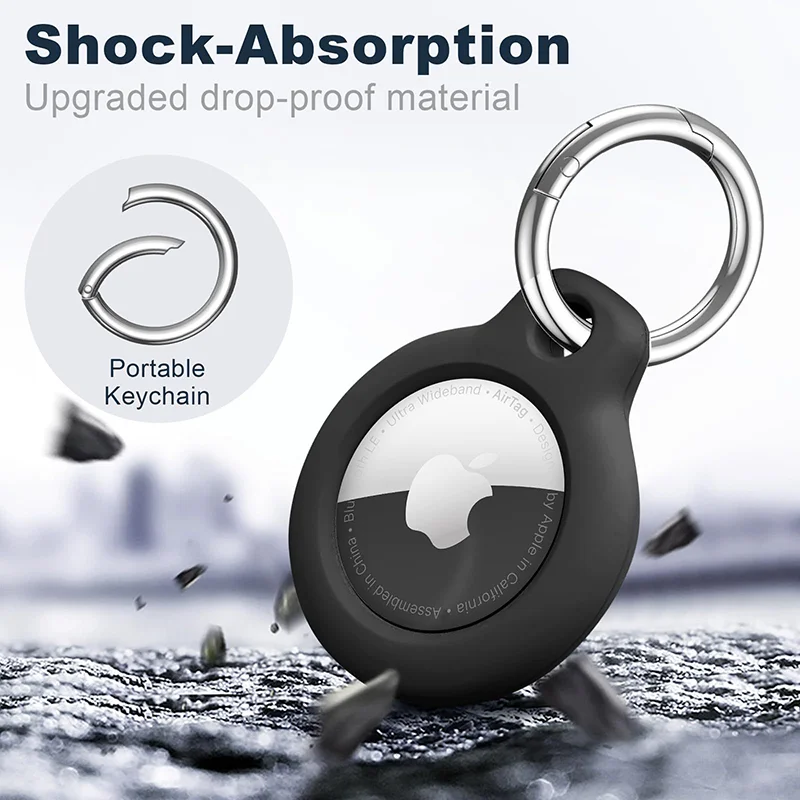Suitable for Apple AirTag Case Smart Tag Case Apple Tracker Anti-Lost Device Case PC Hard Shell Three-proof Hard Glue