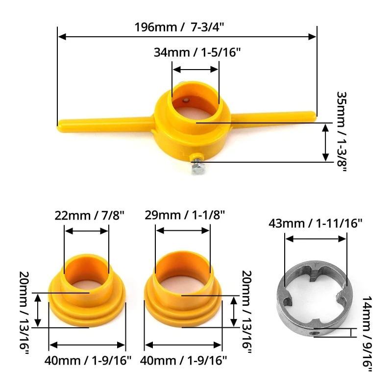 E5BE PVC Gewinde Maker NPT Runde Sterben Set Professionelle Rohr Threading Werkzeug Rohr Einfädler Sanitär Werkzeug 1/2 3/4 1 Zoll 6 Pcs