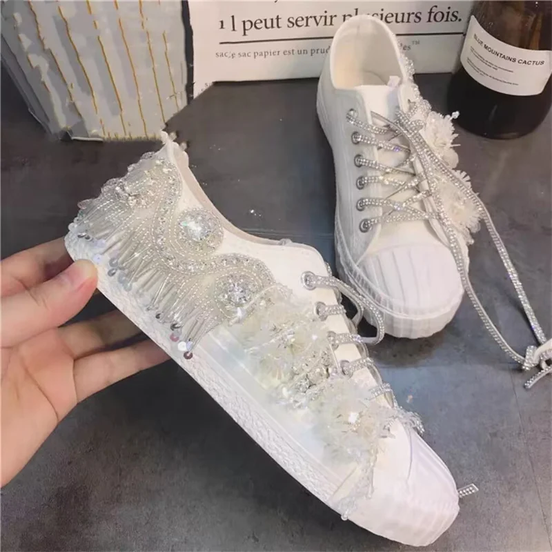 

Женские холщовые туфли на шнуровке, Размеры 35-39