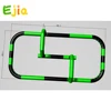8x4x2m Commercial Inflatable Didi Car Race Track Sport Game Air Racing Track For Amusement Kids Toys Fun  Indoor Outdoor 2