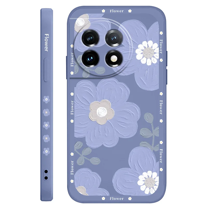 Spoony Flowers Liquid Silicone Phone Case