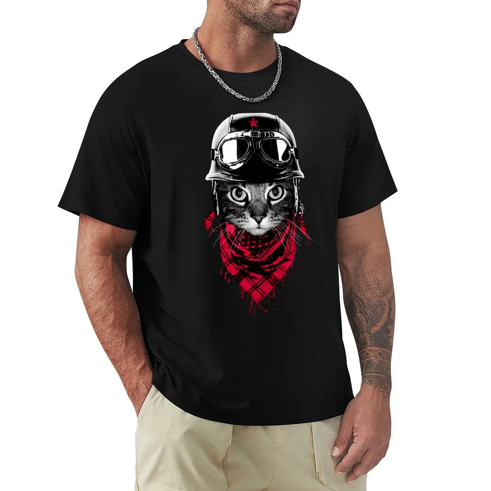 

Adventurer Cat T-Shirt plus sizes shirts graphic tees oversized t shirts for men