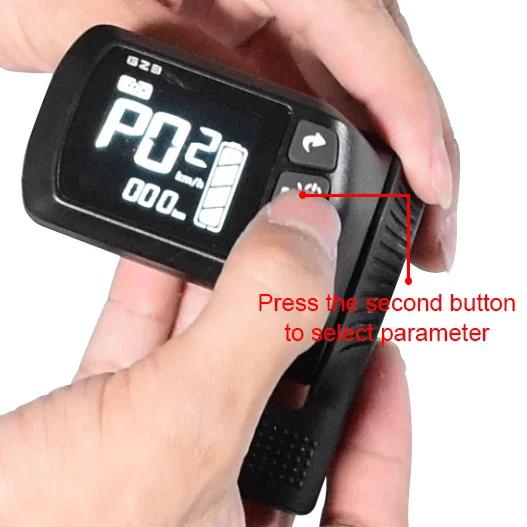 Kunray Display GZ3 mit Daumenanzeige Ebike Scooter Controller für Motor 24V-48V 350W E-Bike Teile Zubehör – Detail 10