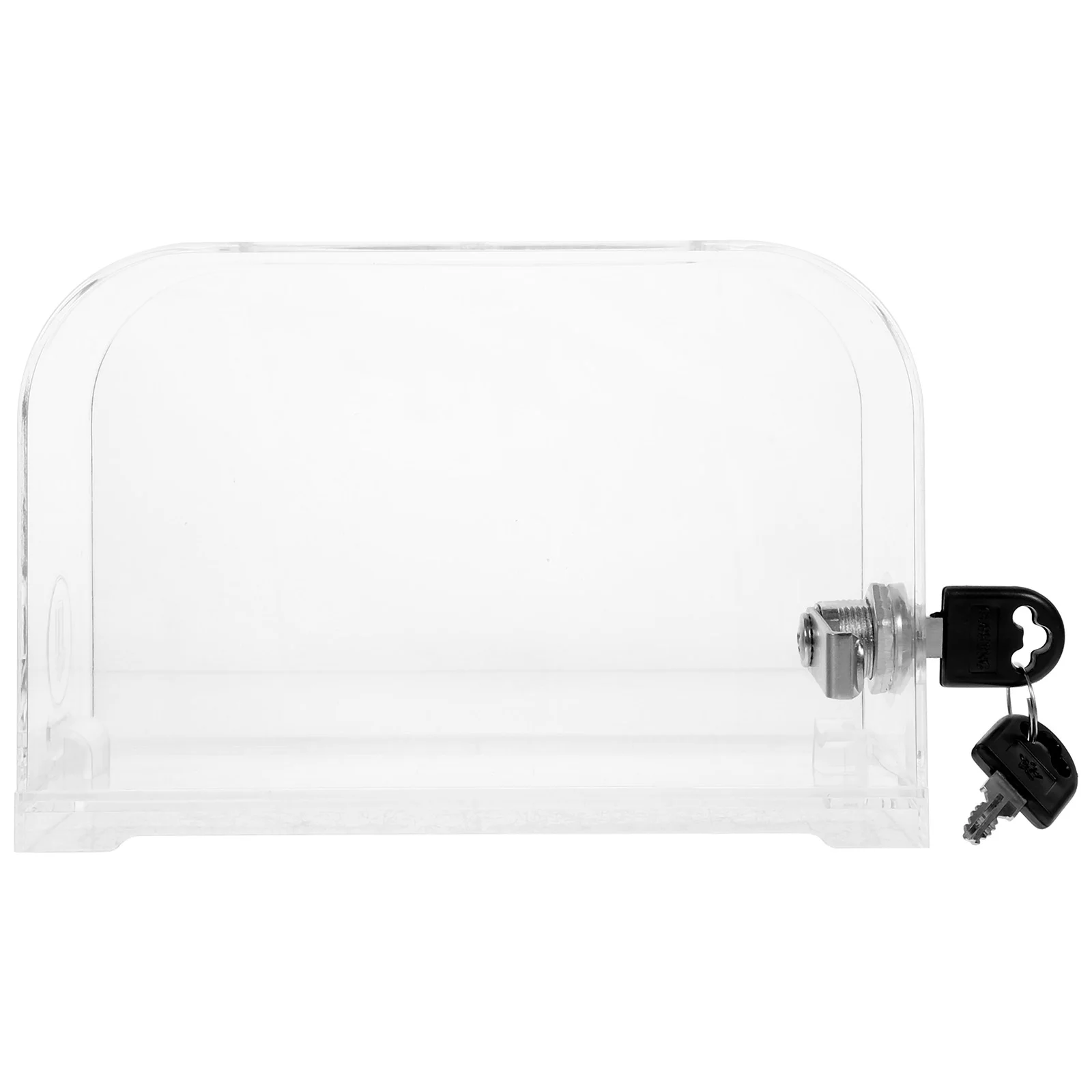 

Business Card Box Please Office Cards Holder Multifunction for Women Acrylic Organizer Storage Case
