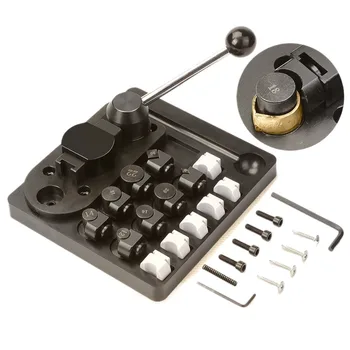 Macchina piegatubi per anelli in metallo per la creazione di gioielli Kit di strumenti per pressa rotante per formatura rotonda in rame oro argento per artigianato fai-da-te