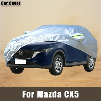 For Mazda CX5 Outdoor Protection Full Car Covers Snow Cover Sunshade Waterproof Dustproof Exterior Car Accessories
