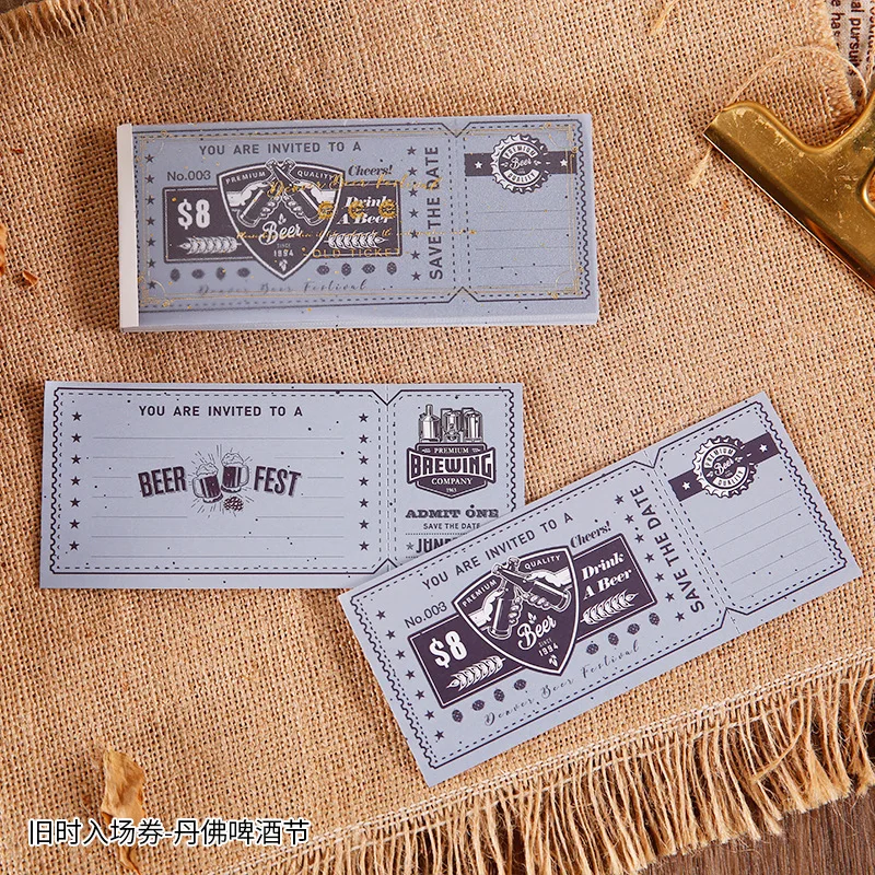 50 ��/�� Old Time ��Ʈ�� Ƽ�� �ø��� �ڱ� ���� �޸� �е� ��ƼĿ �޸� �б� �繫��ǰ �޸��� ��