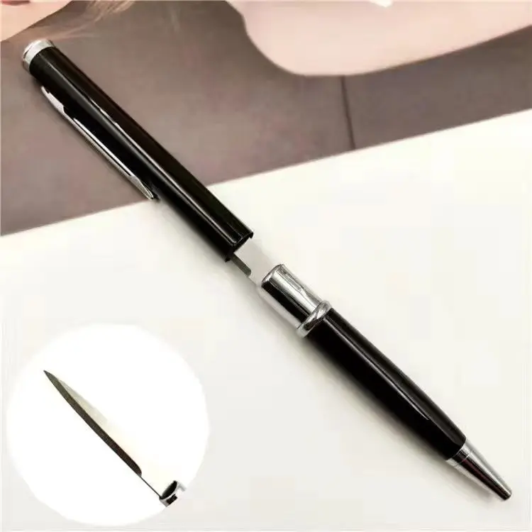 Stylo à bille tactique EDC en alliage de titane, pour la survie