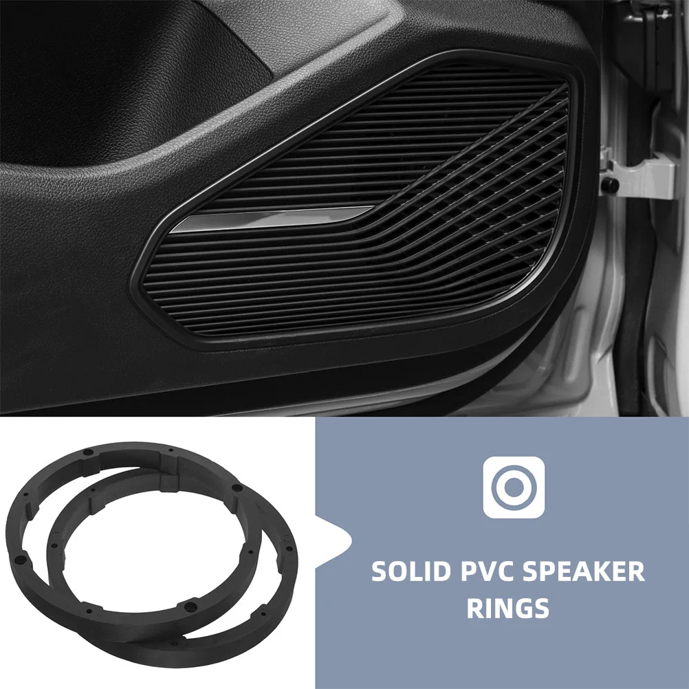 4 Pcs Speaker Adapter Spacer Rings Car Stereo Speakers Bracket Automotive Speaker Gasket Car Accessory Multi Tone Claxon Horns