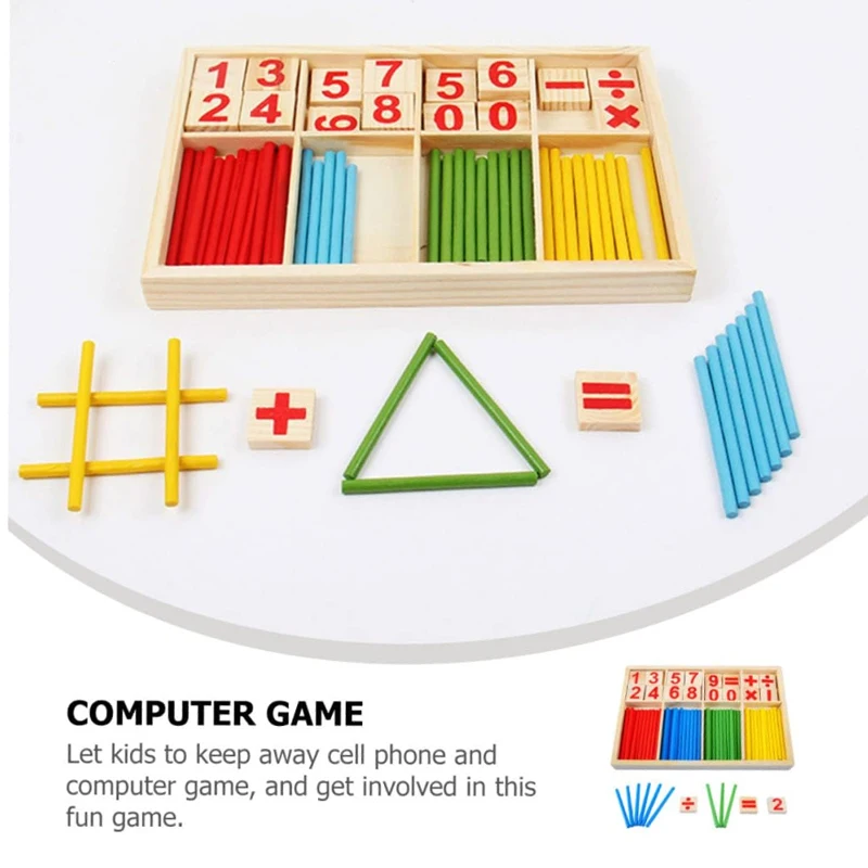 The Number Stick Calculation Learning Box and Arithmetic Toys Are Suitable For Children in Elementary School Mathematics Teachin - Bilde 4