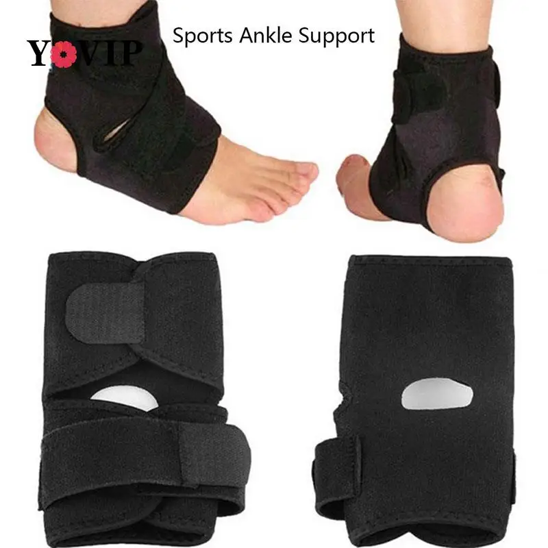 Adjustable Sport Compression Elastic Ankle Brace Support Sprain Prevention Sport Fitness Guard Band Brace Fitness Legs Protector