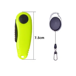Shrimp - Shape Foldable Stainless Steel Fishing Scissors and Quick Knot Tool Kit (Scissors with buckle)
