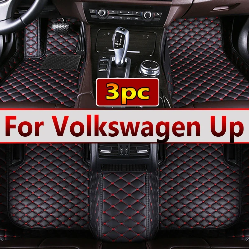 

Автомобильный напольный коврик для VW Volkswagen Up 2012 ~ 2019, водонепроницаемый автомобильный коврик, автомобильные коврики, аксессуары для автомобиля