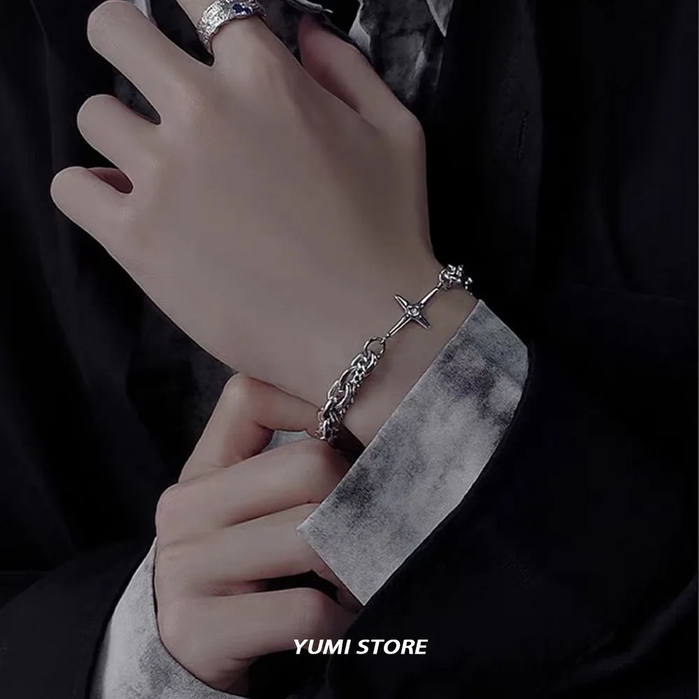 関税/送料込み【twistedpendant】キューバロックブレスレット Mens Designer Bracelets | Silver & Gold | Tateossian USA