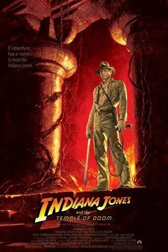 

INDIANA JONES POSTER The Temple of Doom 1 RARE HOT NEW
