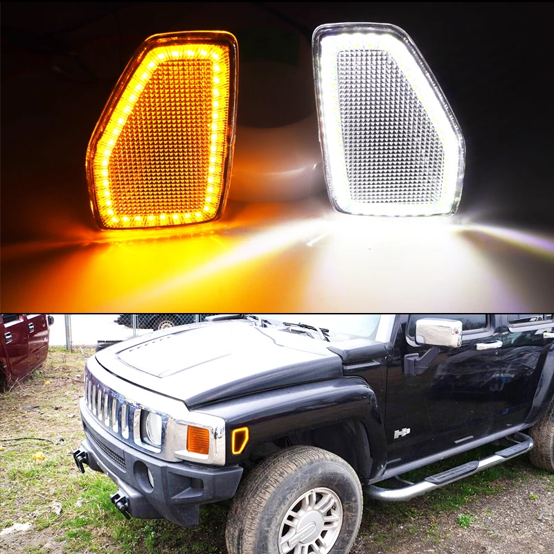 Amazon.com: NJSBYL Front LED Turn Signal Lights For Hummer