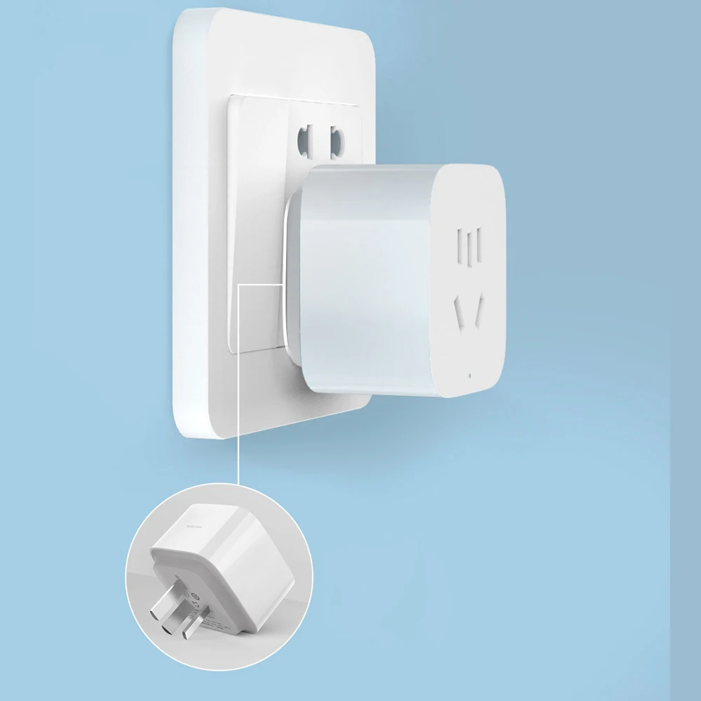 Smart Plug Electrical Socket Power Socket Smart Plug Outlet Xiaomi Mijia Smart Socket 3 WIFI Power Statistics Version Wireless Remote Control for Mihome APP
