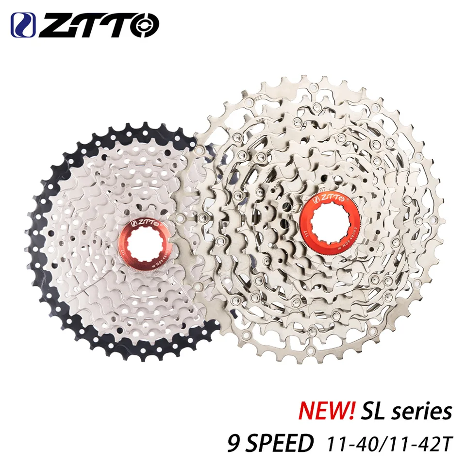 ZTTO MTB 9 Speed SL 11-40T 11-42T Cassette U4000 9speed 11- 42