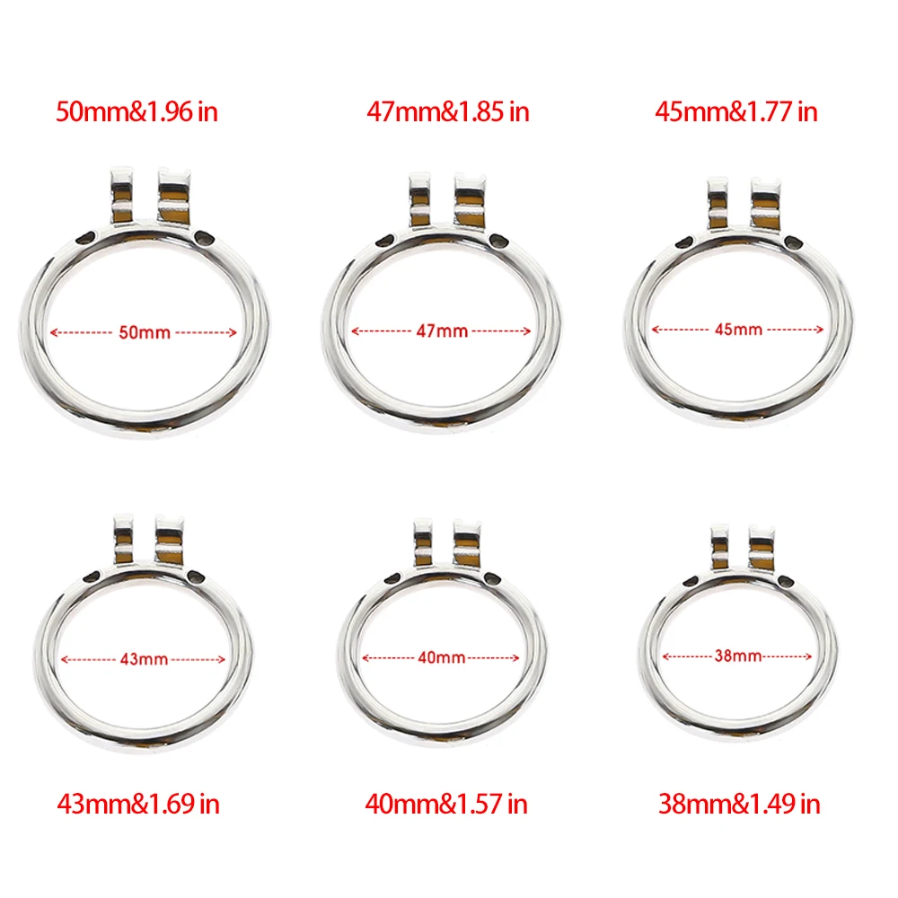 Small Penis Lock Male Stainless Steel Cock Cage Chastity Device Penis Lock Erotic Bondage Husband Loyalty Big Metal Cock Cage sex toys