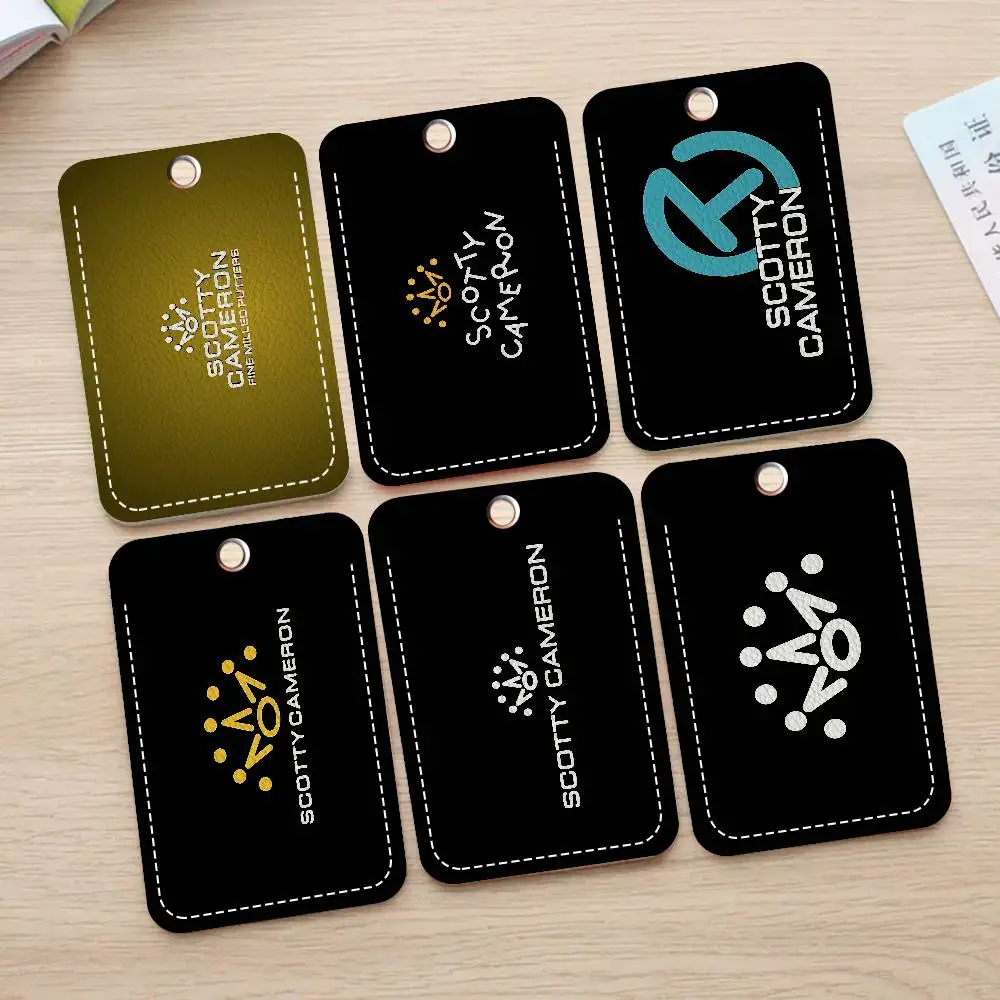 S-Scotty C-Camerons 사무용품 남녀 신용카드 키링 학생증 ID 카드 홀더 자격증 홀더 카드