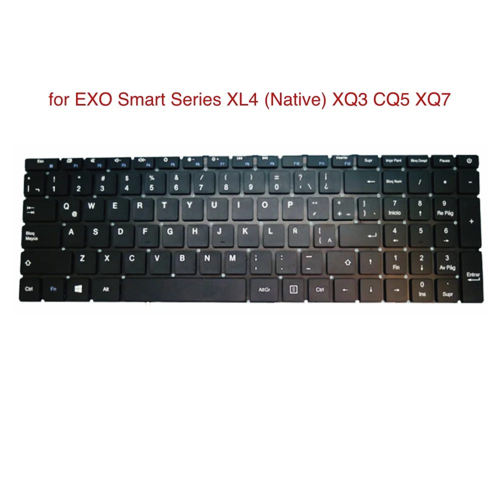 La/Latin Us English Notebook Keyboard Per Exo Smart Xl4 F3145 Outlet Smart Series Xl4 (Native) Xq3 Cq5 Xq7 Tastiere Di Ricambio