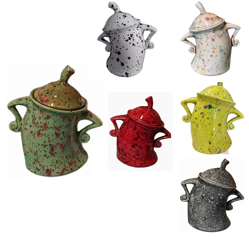 Canister With Attitude Fun Sassy Airtight Kitchen Storage Canisters + Airtight Lid For Kitchen,B