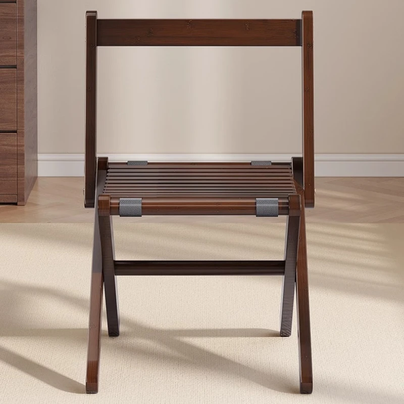 Folding Small Stool Portable Adult Bamboo Thickened Special Mazar Bathroom for The Elderly Travel Ultra-light Children Bench