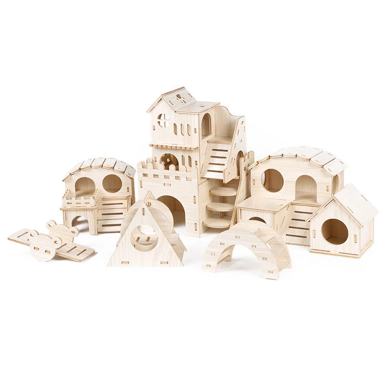 Dwarf Hamsters Wood House 6