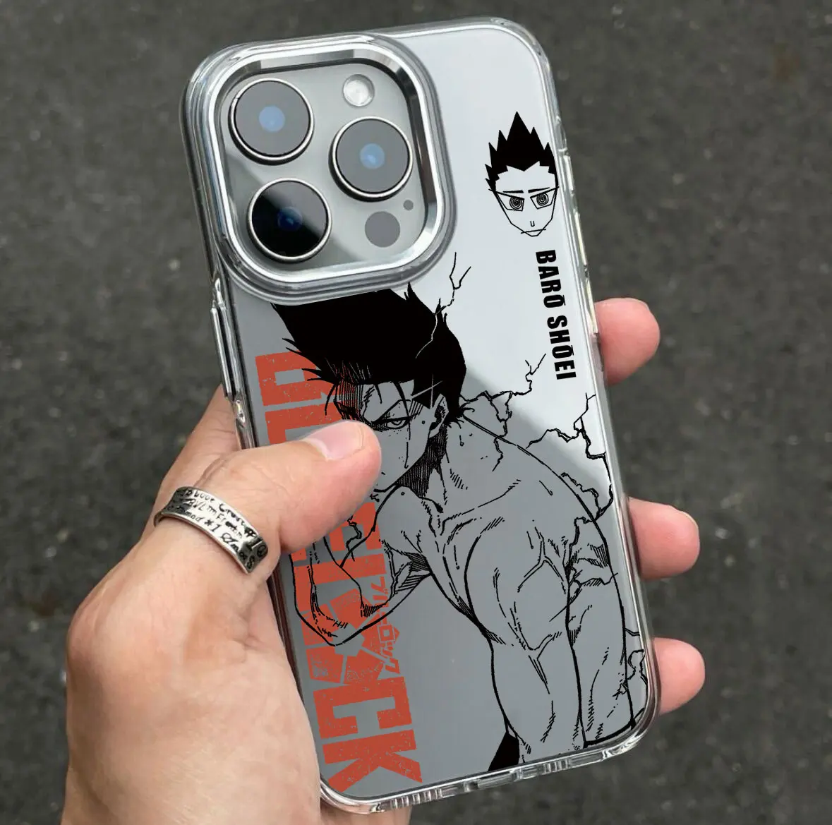 Anime BLUE LOCK Transparent Soft Phone Case