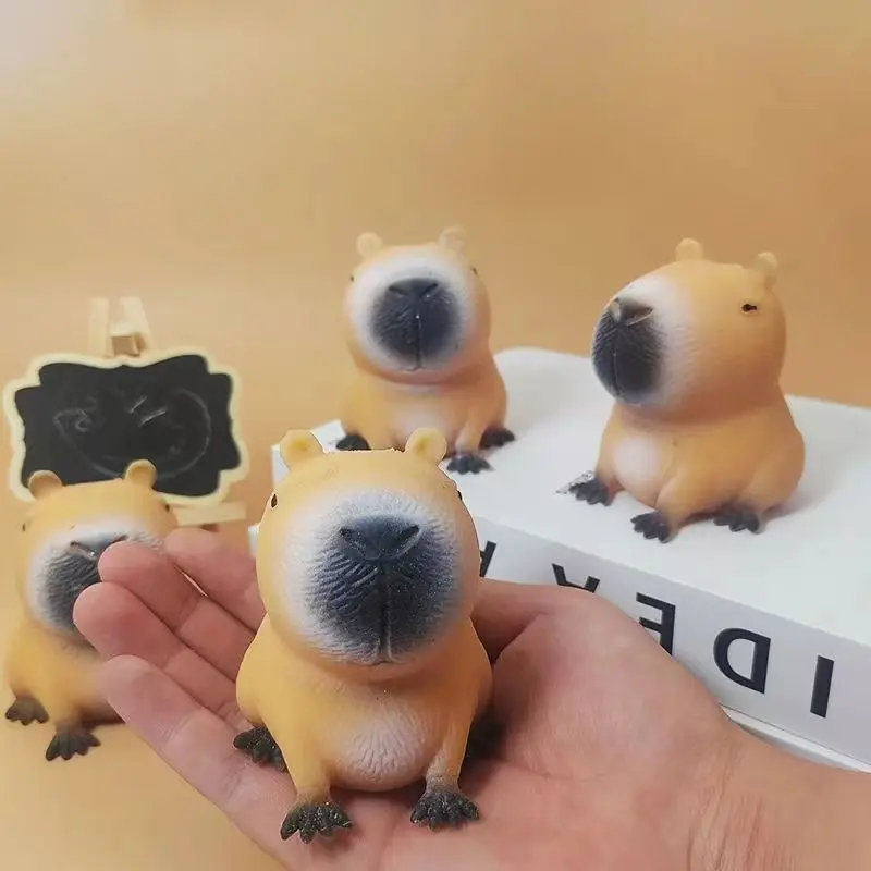 Capybara Relaxation Squeeze Toy - Novelty Cartoon Animal for Stress Relief and Creative Fun