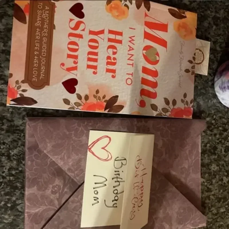 Memory books Mom I Want To Hear Your Story Dad Mom Leather Memory Books A Father's Guided Journal To Share His Life