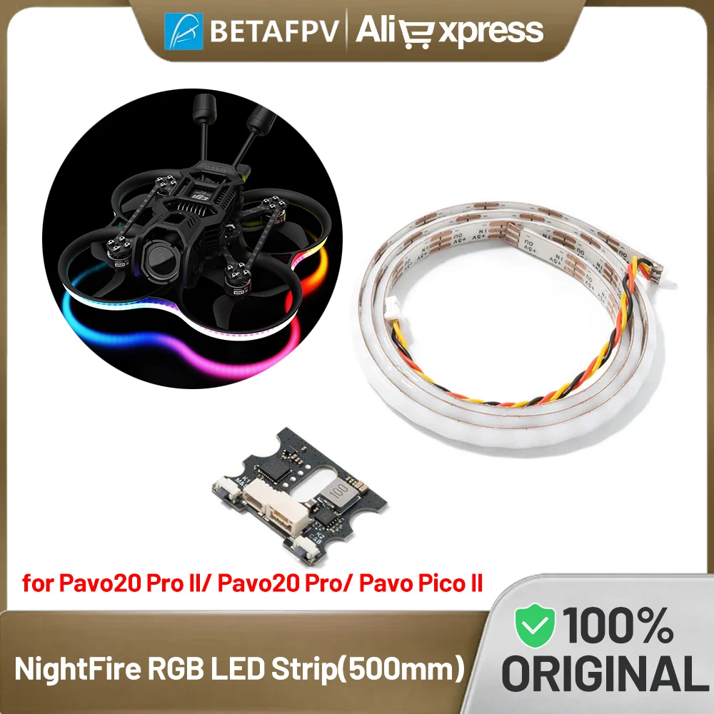Bande LED RGB NightFire 500mm + Contrôleur pour FPV Drone