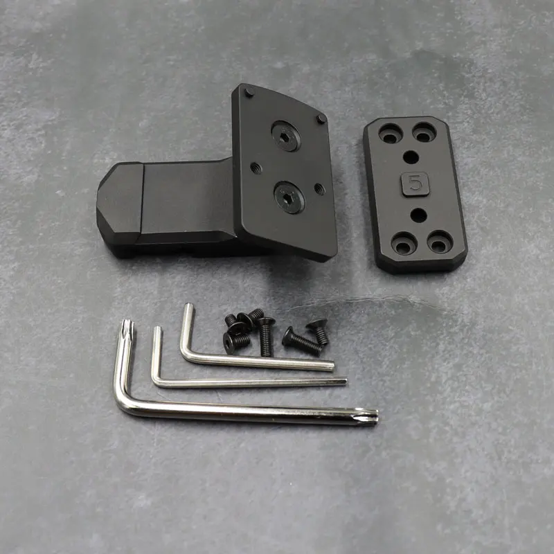 Offset Optic Mount For RMR By 35 Degrees and 45 Degrees Can Install Multiple Types Of Dot Sights