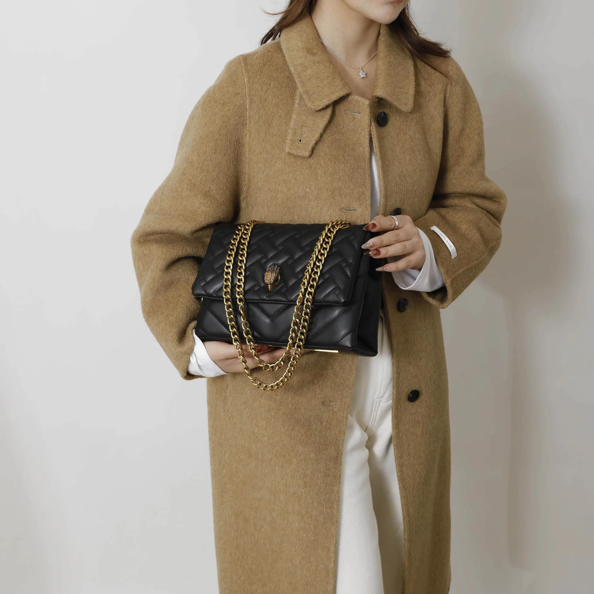 2026 Trendy Women's Rhombus Embroidery Chain Bag, Premium Textured Design, All-Match Shoulder Crossbody Hot Sale Bag