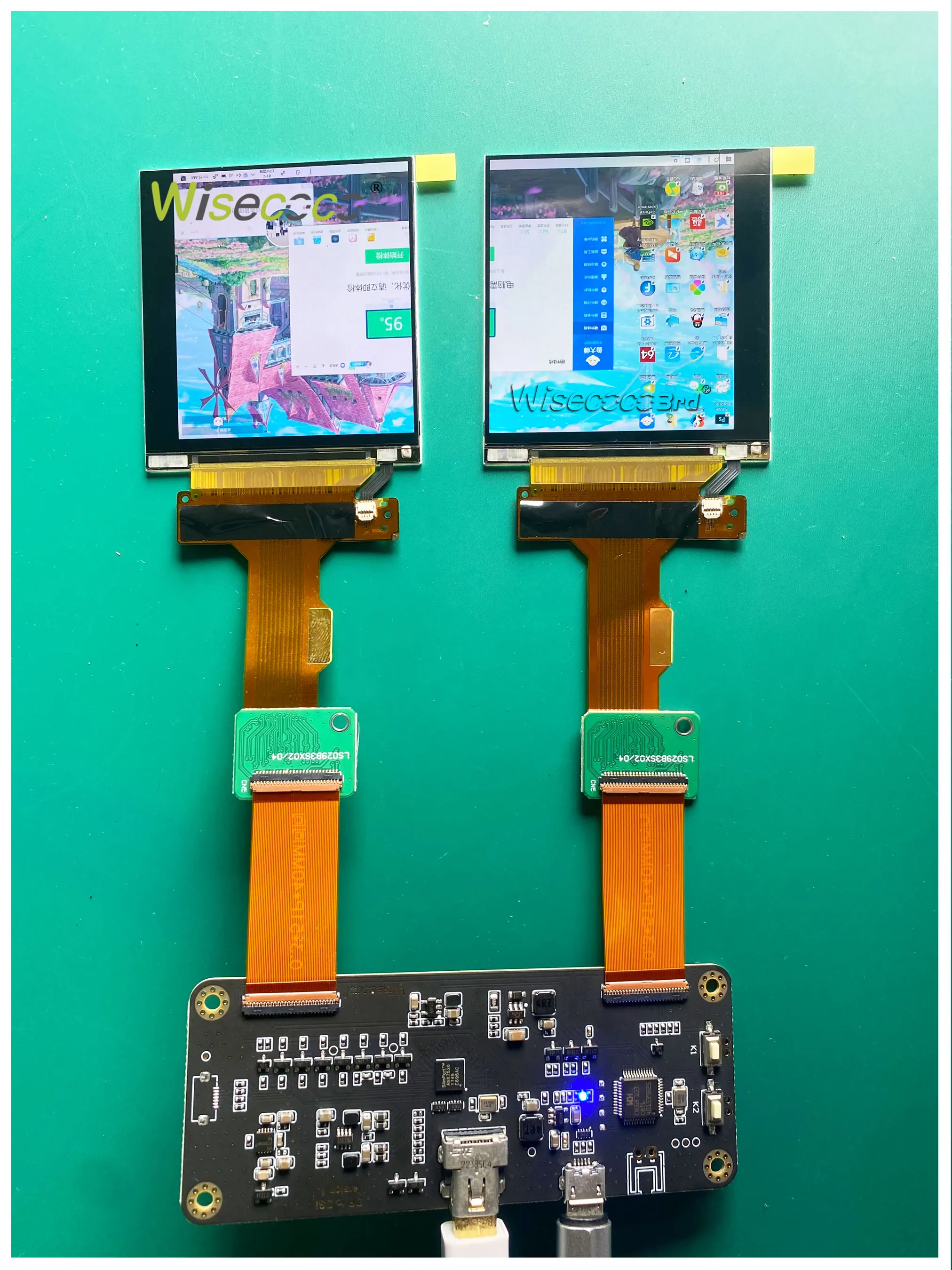 Dual Screen Ips Lcd Display Panel Mipi Controller Board para ar vr Headconjunto Aplicação 2.8 1440x1440 120hz vr Displays - Imagem 6