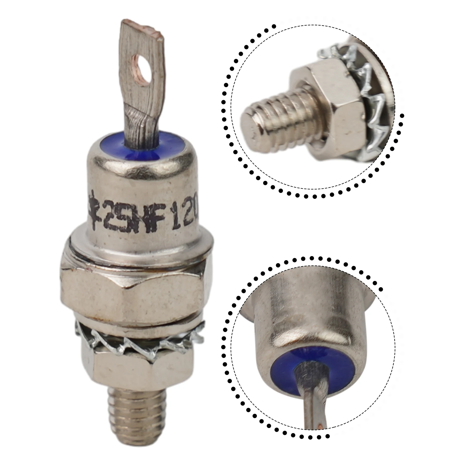 1개 85A/40A/25A 1200V 양극/음극 스터드 마운트 다이오드 정류기 배터리 충전용 정류 다이오드 부품