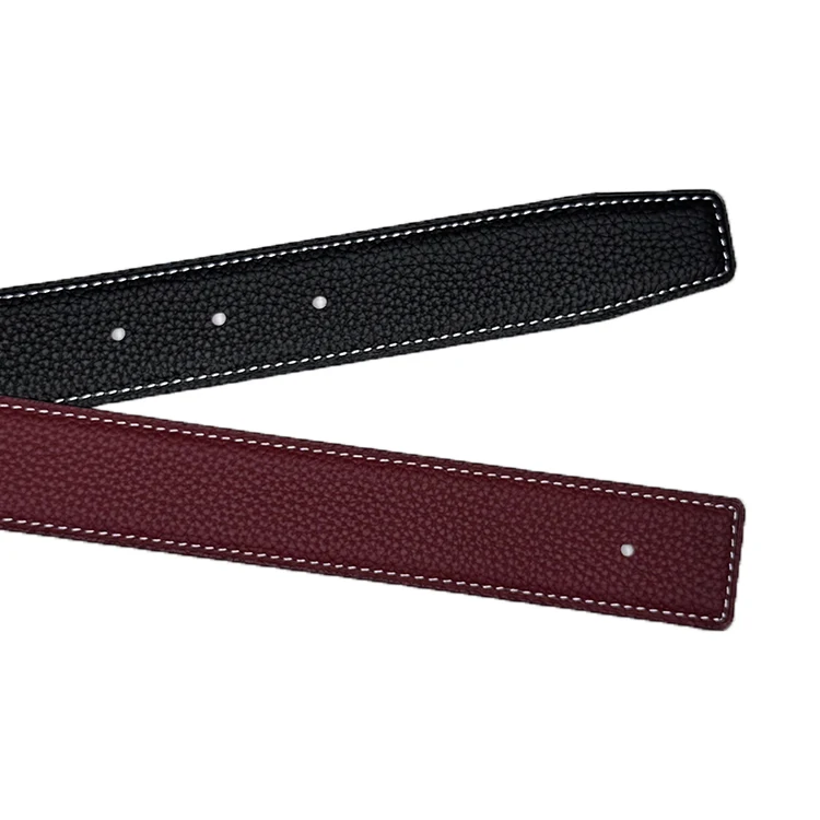 2026 WITHOUT BUCKLE Ciartuar 3.8cm strap new design for men women belt high quality cowskin genuine leather two sides