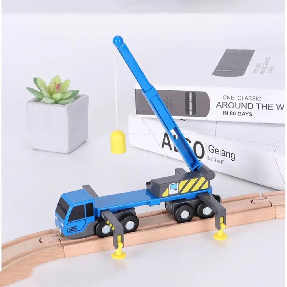 Home Decor Diecast Engineering Vehicle Excavator Truck  Engineering Car Model Inertial Sliding Mini Crane