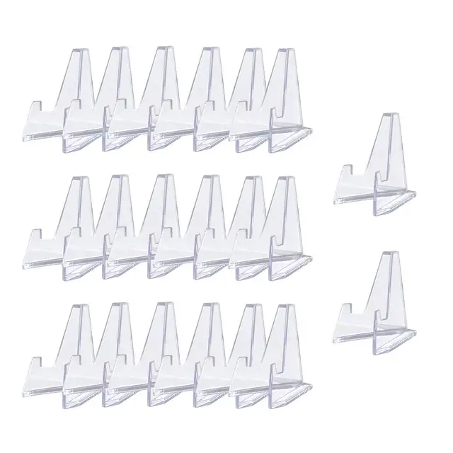 15 Cavalletti Acrilici Trasparenti - Espositori Per Monete E Foto - Foto 9