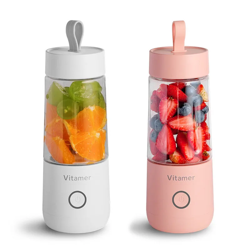 

Portable Juicer Cup Usb Rechargeable 2000mAh Mini Personal Smoothie Juice Blender Mixer Healthy Vitamin Supply Fruit Tool