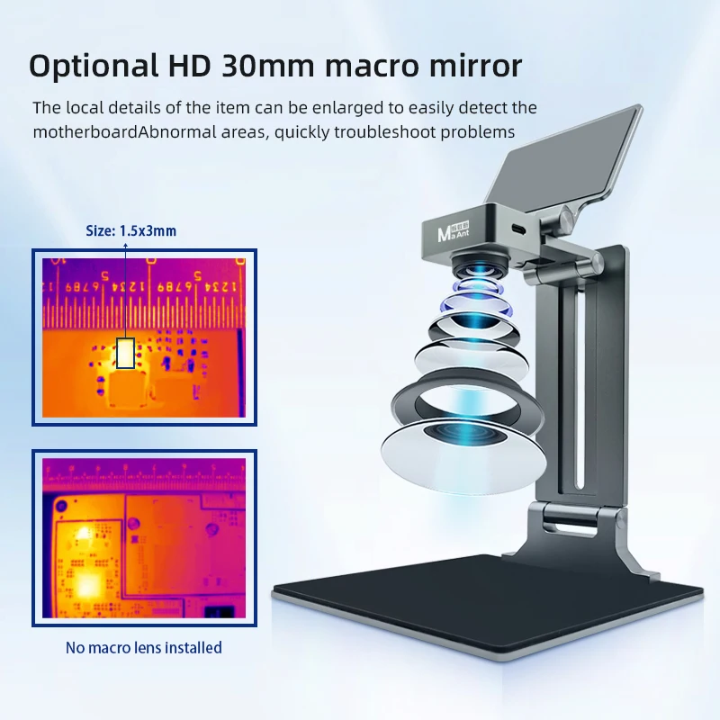 MaAnt RC-3 적외선 열화상 분석기, 휴대폰 마더보드, PCB 결함, 빠른 검사 장비, 디스플레이 포함