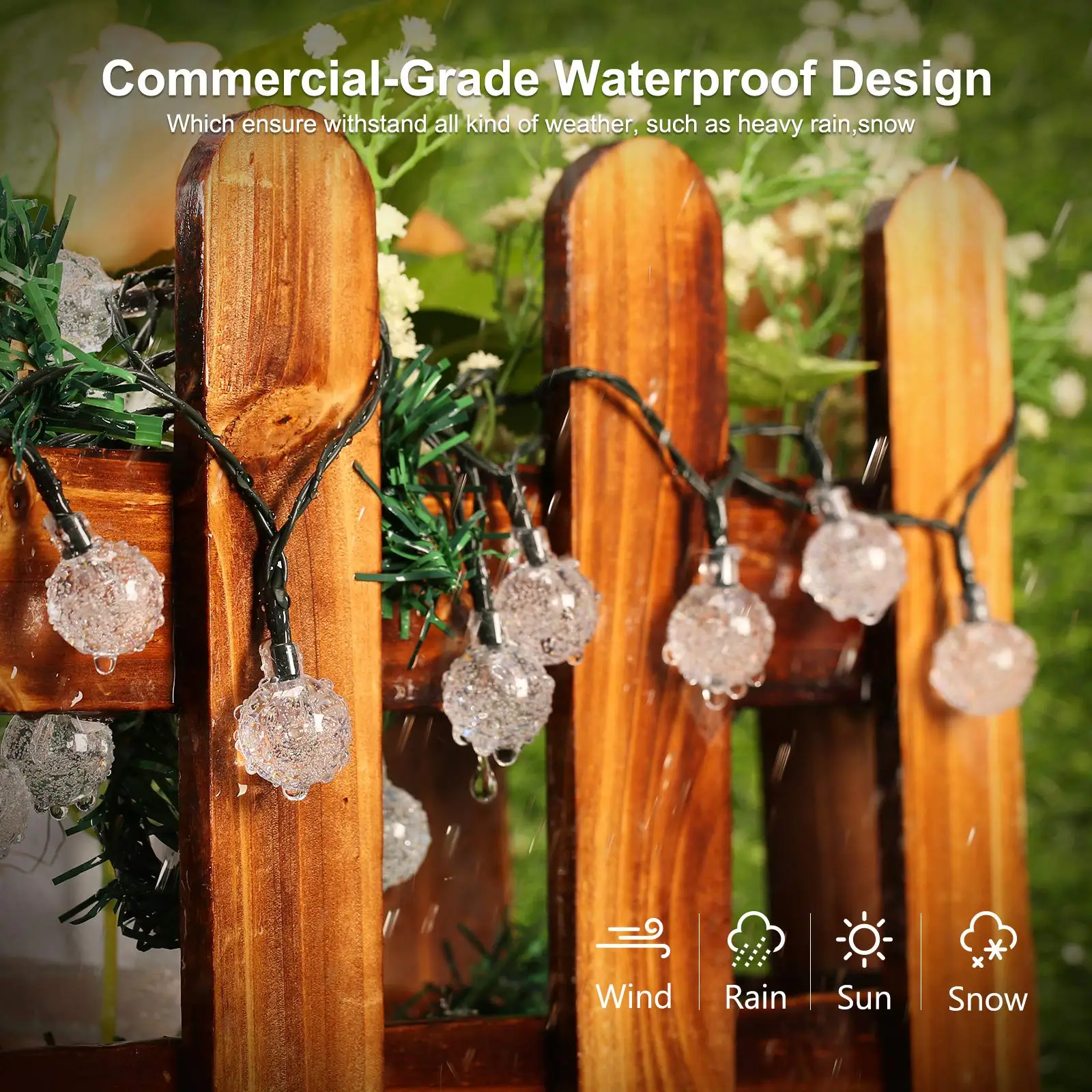 Waterproof String Fairy lights 2