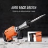 VEVOR Demolition Jack Hammer, 2200W Electric Jackhammer Heavy Duty, 1350 BPM Concrete Breaker, 2pcs Chisels Bit Chipping 5